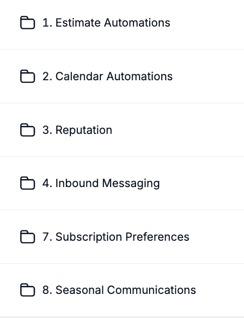 Missed-call text back and automations