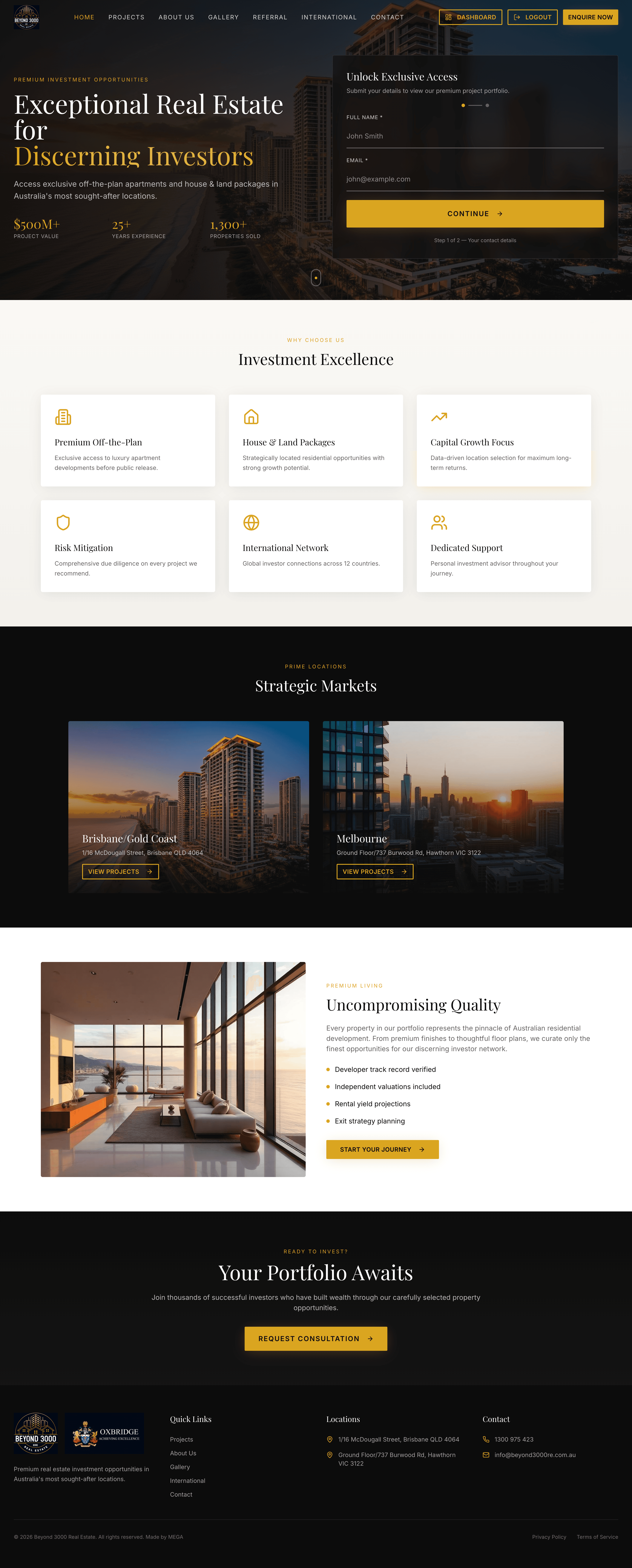 Beyond 3000 website